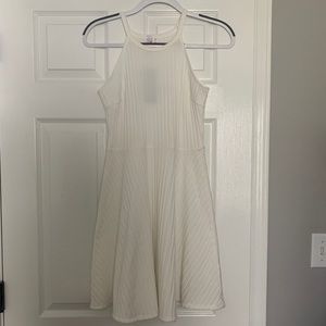 White mini dress